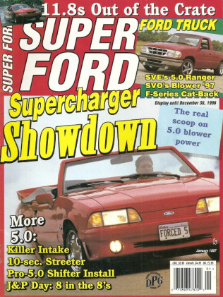 SUPER FORD 1997 JAN - BLOWER SHOOTOUT, 5.0L RANGER